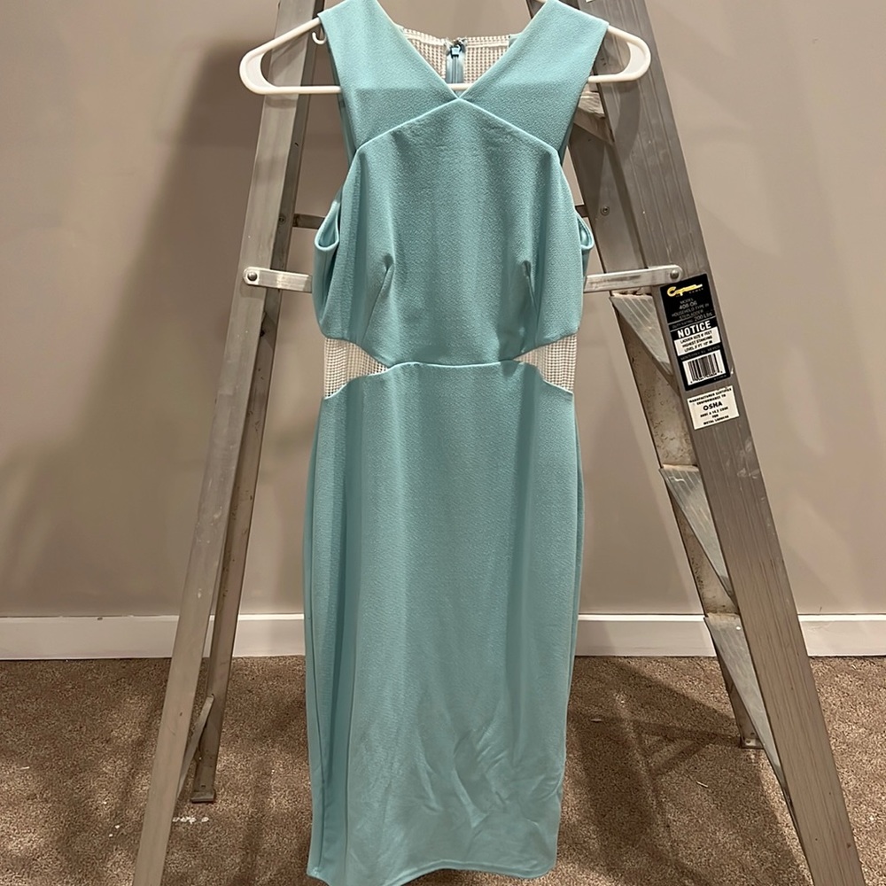 ASOS mesh cut out dress - Picture 2 of 3